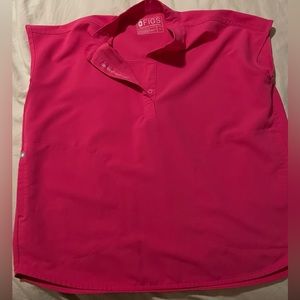 Figs Women's Rafaela™ Shocking Pink Oversized Scrub Top